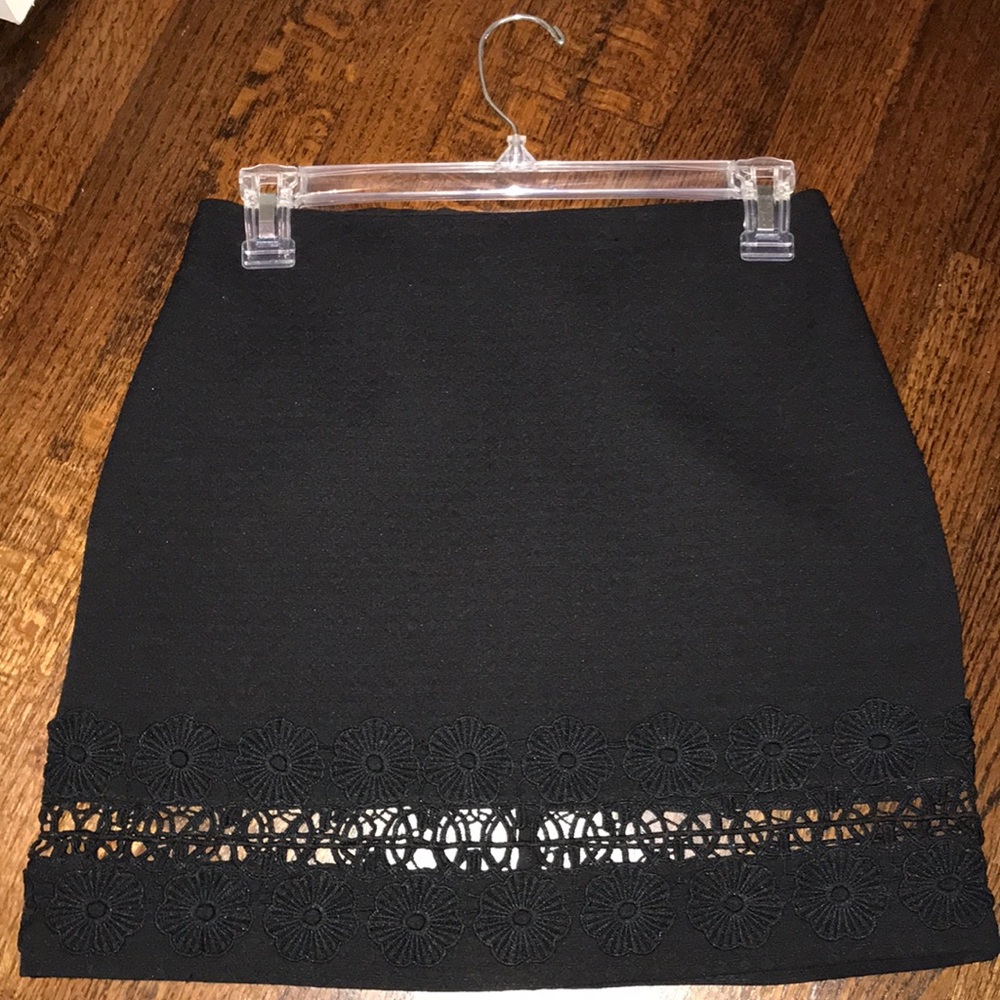 TOPSHOP Black Mini Skirt